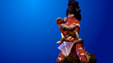 Картинка 3д+графика фантазия+ fantasy девушка взгляд фон