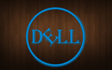 Картинка компьютеры dell фон логотип