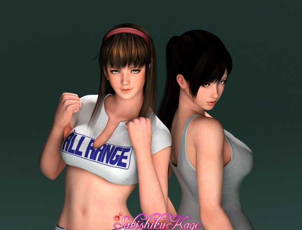 Обои картинки фото 3д графика, люди , people, девушки, взгляд, фон