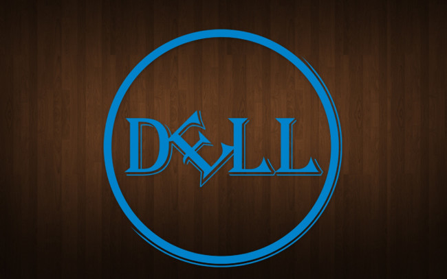 Обои картинки фото компьютеры, dell, фон, логотип