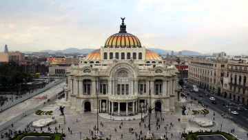 Картинка города мадрид+ испания панорама площадь