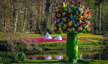 Картинка keukenhof+garden природа парк keukenhof garden