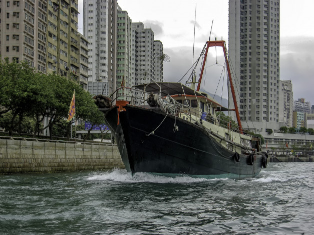 Обои картинки фото корабли, другое, джонка