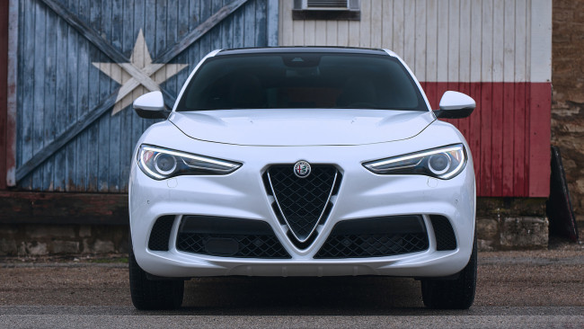 Обои картинки фото alfa romeo stelvio quadrifoglio 2018, автомобили, alfa romeo, alfa, romeo, stelvio, quadrifoglio, 2018, белый