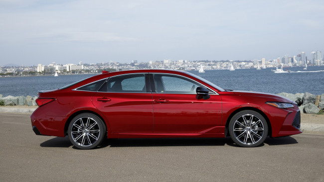 Обои картинки фото toyota avalon touring 2019, автомобили, toyota, красный, avalon, 2019, touring