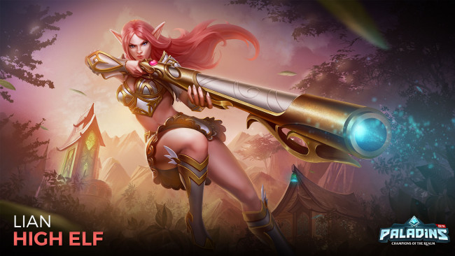 Обои картинки фото видео игры, paladins