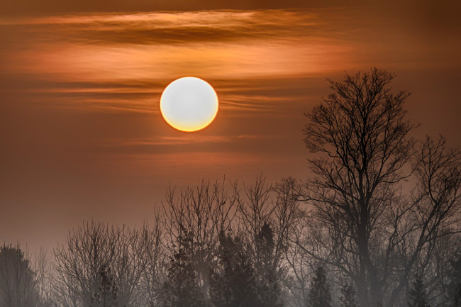 Обои картинки фото природа, восходы, закаты, простор