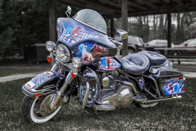 Обои картинки фото мотоциклы, harley-davidson, байк