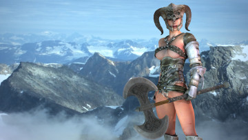 Картинка 3д+графика фантазия+ fantasy фон взгляд девушка