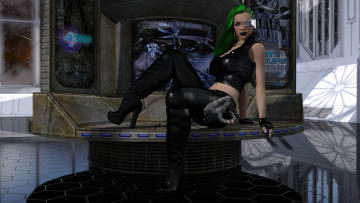 Картинка 3д+графика фантазия+ fantasy фон взгляд девушка