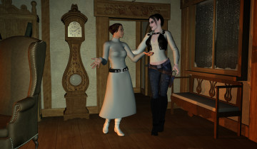 Картинка 3д+графика фантазия+ fantasy фон взгляд девушки