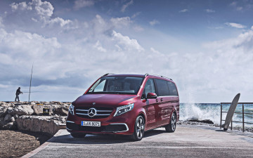 Картинка 2019+mercedes-benz+v300 автомобили mercedes-benz d exclusive line микроавтобус 2019 br447 тюнинг немецкие mercedes benz