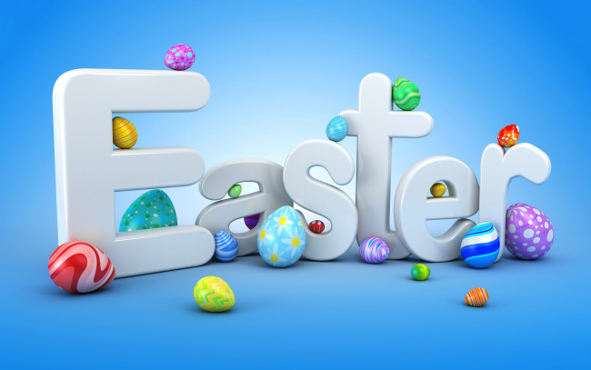 Обои картинки фото праздничные, пасха, фон, яйца