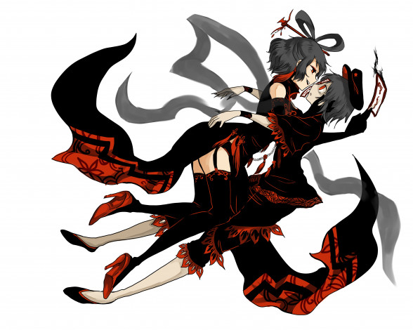 Обои картинки фото аниме, touhou, тоухоу