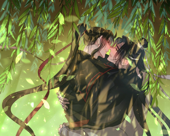 Обои картинки фото decoy, аниме, mo dao zu shi, the, untamed, неукротимый, повелитель, чэньцин, мосян, тунсю, mo, dao, zu, shi, магистр, дьявольского, культа