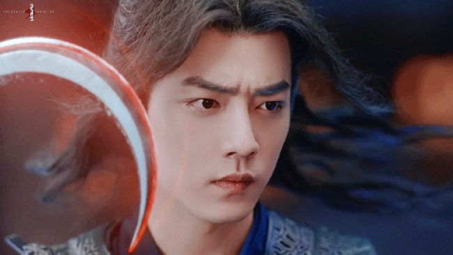 Обои картинки фото кино фильмы, douluo continent, тан, сань, лицо, оружие