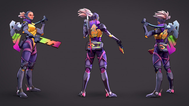 Обои картинки фото видео игры, league of legends, ракурсы, оружие, akali