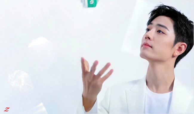 Обои картинки фото мужчины, xiao zhan, актер, жест, пиджак