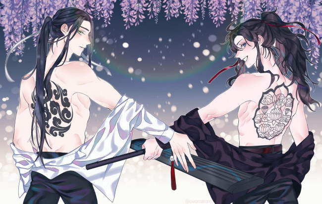 Обои картинки фото аниме, mo dao zu shi, the, untamed, неукротимый, повелитель, чэньцин, мосян, тунсю, mo, dao, zu, shi, магистр, дьявольского, культа