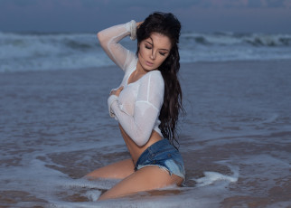 Картинка бестия девушки -+брюнетки +шатенки девушка женщина брюнетка темноволосая сексуальная модель звезда позирует разная обувь верхняя стильная одежда нижнее эротическое бельё трусы лифчик колготки чулки аксессуары макияж и множество элементов на фотографии