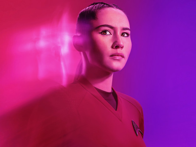 Обои картинки фото star trek,  strange new worlds  , сериал 2022 – , кино фильмы,  strange new worlds, звездный, путь, странные, новые, миры, фантастика, боевик, paramount, plus, сериал, кристина, чонг, christina, chong, laan, noonien, singh