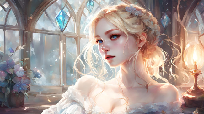 Обои картинки фото фэнтези, девушки, нейросети, графика, нейроарт, ai, art, нейронные, сети, рисунки, нейро, искусство, нейрографика, graphics, neuroart, neural, networks, drawings, neuro, neurography