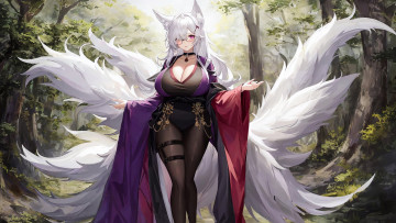 обоя аниме, животные,  существа, нейросети, графика, нейроарт, ai, art, нейронные, сети, рисунки, нейро, искусство, нейрографика, graphics, neuroart, neural, networks, drawings, neuro, neurography