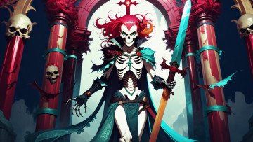 Картинка фэнтези нежить нейросети графика нейроарт ai art нейронные сети рисунки нейро искусство нейрографика graphics neuroart neural networks drawings neuro neurography