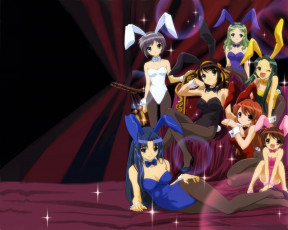 Картинка аниме the melancholy of haruhi suzumiya