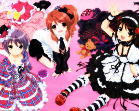 обоя аниме, the, melancholy, of, haruhi, suzumiya