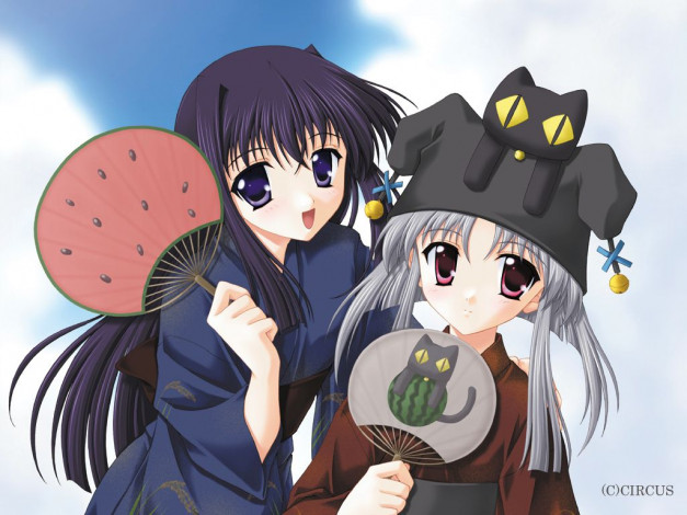 Обои картинки фото аниме, suika