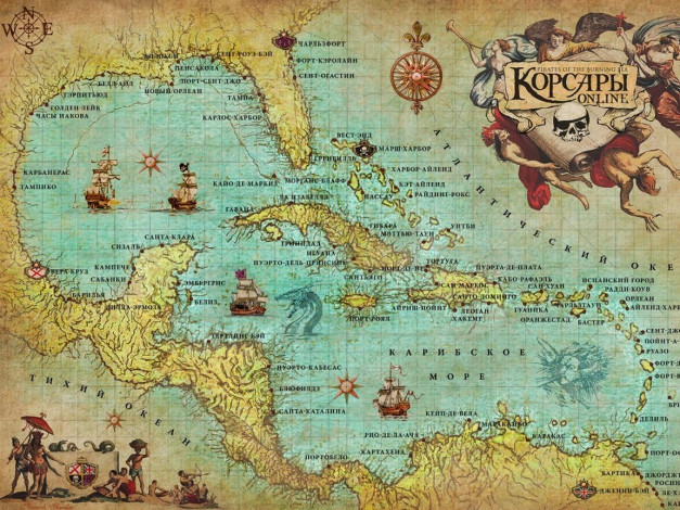Обои картинки фото корсары, online, видео, игры, онлайн, pirates, of, the, burning, sea