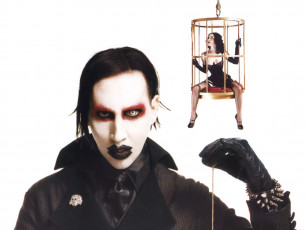 Картинка marilyn manson&dita von teese музыка manson