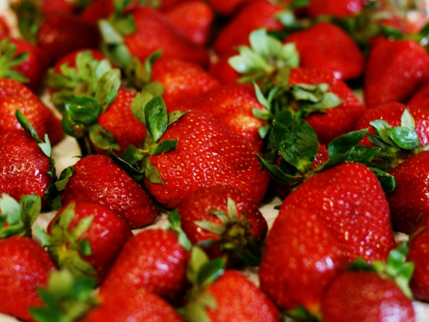 Обои картинки фото еда, клубника, земляника