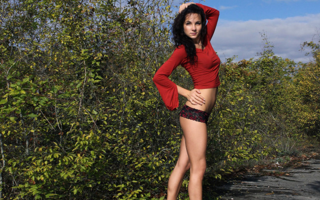 Обои картинки фото -Unsort Брюнетки Шатенки, девушки, unsort, брюнетки, шатенки, madalynn