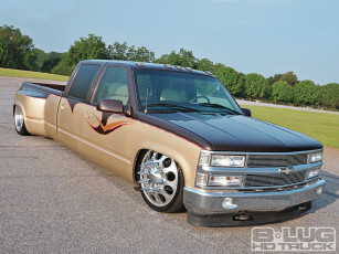 Картинка 1998 chevy silverado 3500 автомобили custom pick up