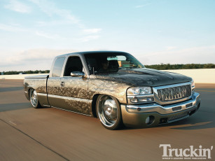 Картинка 2000 gmc sierra автомобили custom pick up