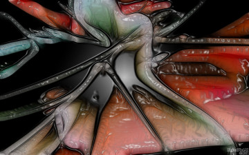 Картинка 3д графика fractal фракталы