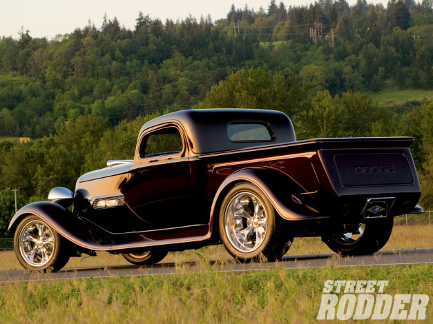 Обои картинки фото 1933, dodge, pickup, truck, автомобили, custom, pick, up