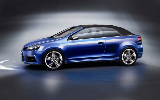 Обои картинки фото volkswagen, golf, cabriolet, concept, 2011, автомобили