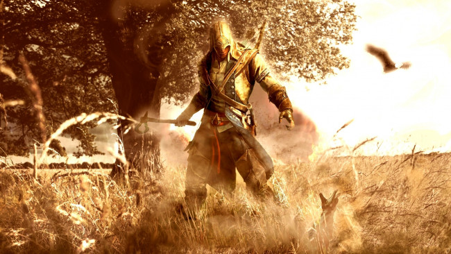 Обои картинки фото assassins, creed, видео, игры, assassin’s, iii, 3