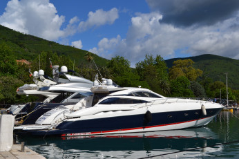 Картинка Черногория будва корабли Яхты яхта порт