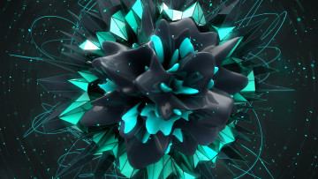 Картинка 3д графика abstract абстракции узор