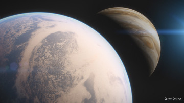 Картинка космос арт планеты