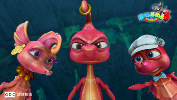 Картинка мультфильмы happy little submarine rainbow treasure 3