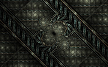 Картинка 3д графика fractal фракталы узор