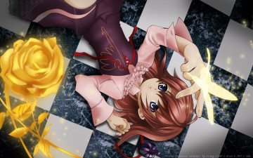 Картинка аниме umineko no naku koro ni ushiromiya maria
