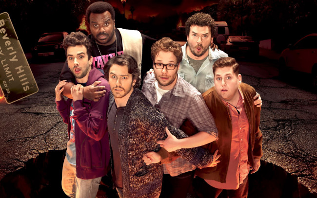 Обои картинки фото this, is, the, end, кино, фильмы, конец, света