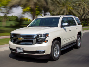 Картинка автомобили chevrolet 2014г светлый tahoe