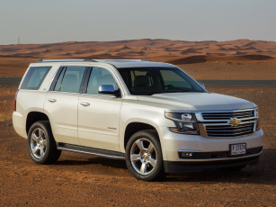Картинка автомобили chevrolet светлый tahoe 2014г